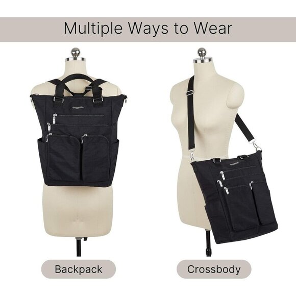 All Set 3-in-1 Tote Backpack Women Lightweight Travel RFID Convertible main image 5